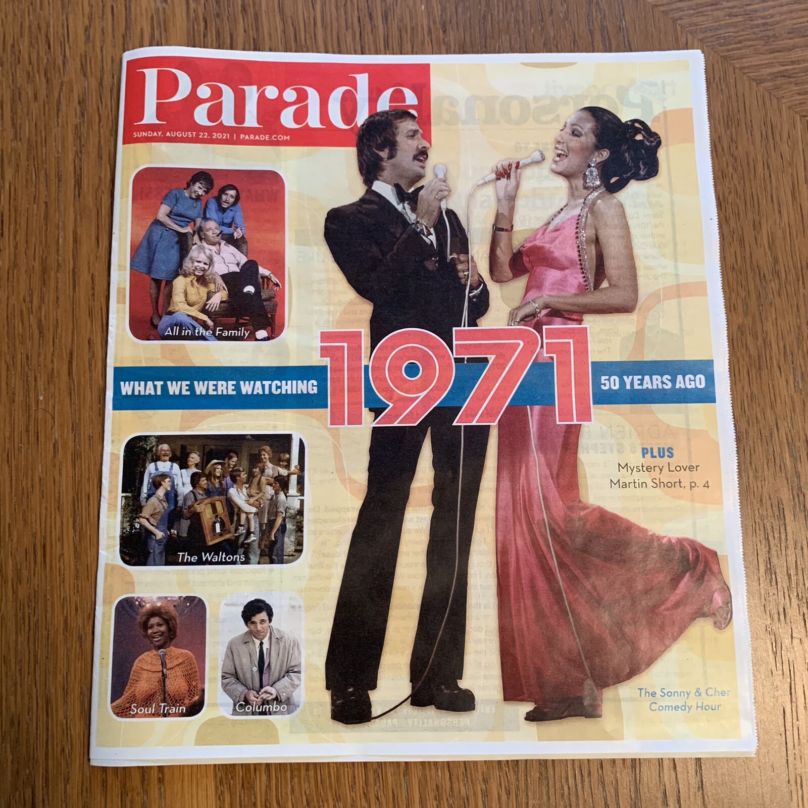 NEW Parade 2021 SONNY & CHER Celebrity Music Movie TV NJ Newspaper Insert Mag