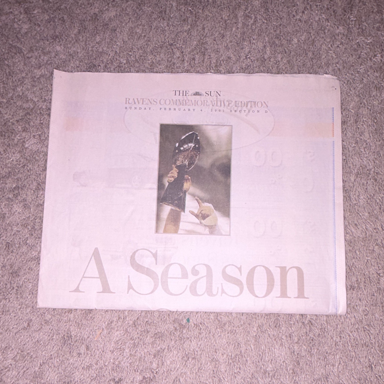 The Sun (Baltimore, MD) Feb 4, 2001 Commemorative Edition “A Season to Savor”