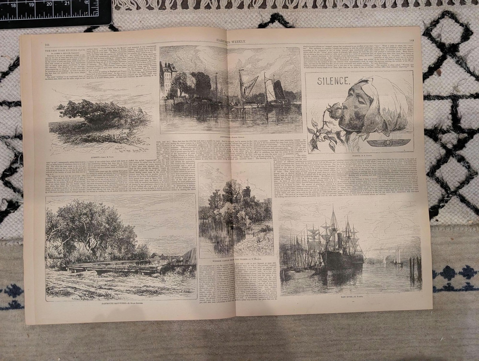 1880 Panama Canal, Florida Oranges, Schoolhouses — Mar 13 Harpers Weekly — Nast