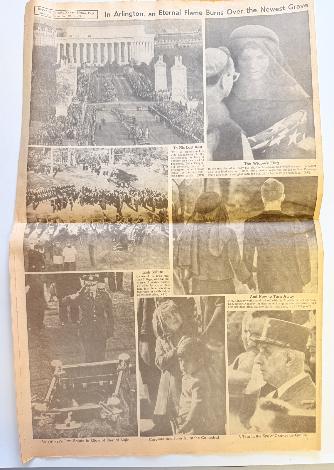 Buffalo Evening News–John F Kennedy Special Commemorative Edition