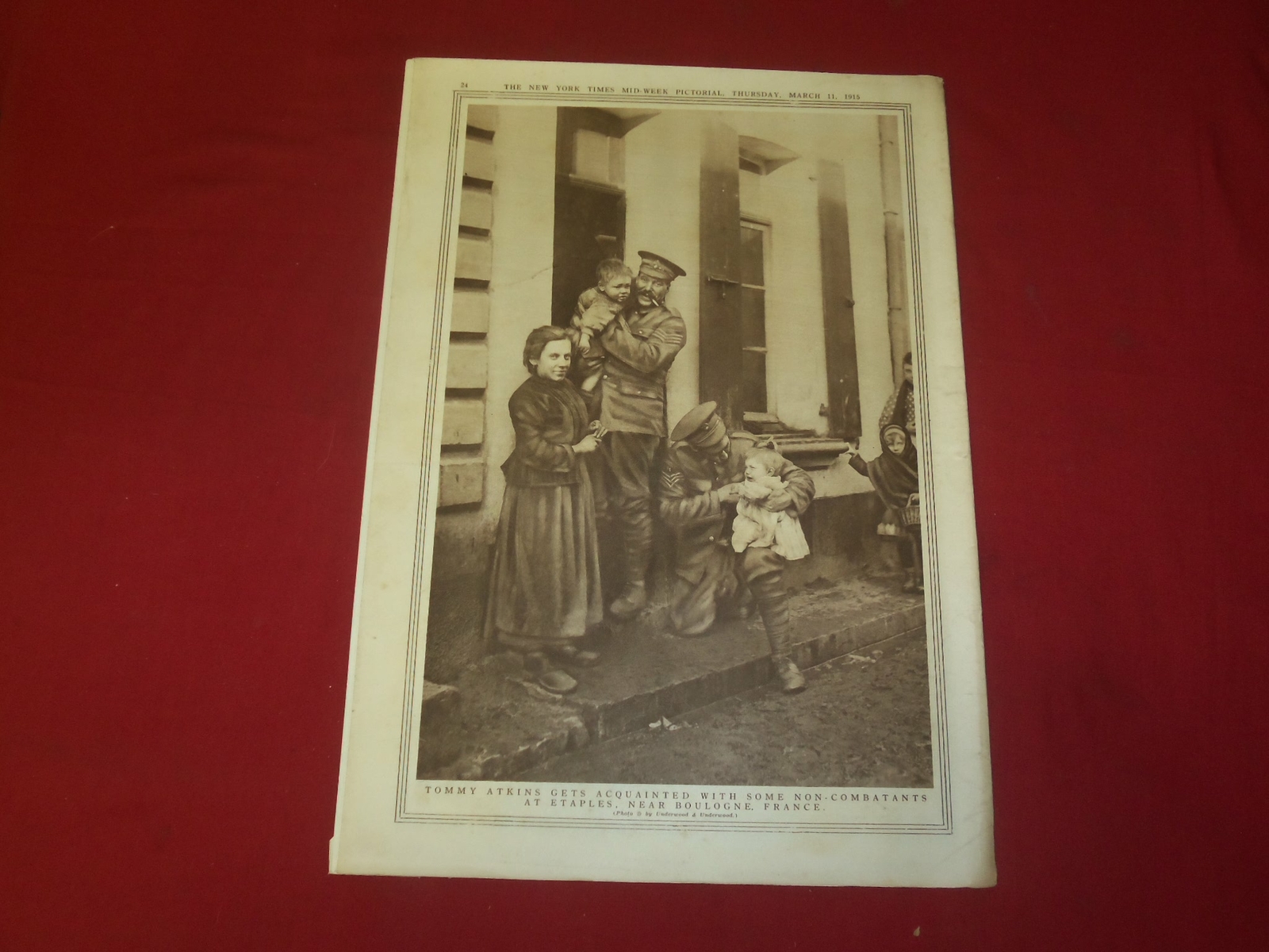 1914 NOVEMBER 5 NY TIMES PICTORIAL WAR EXTRA SECTION – INDIAN LANCER – NP 3936