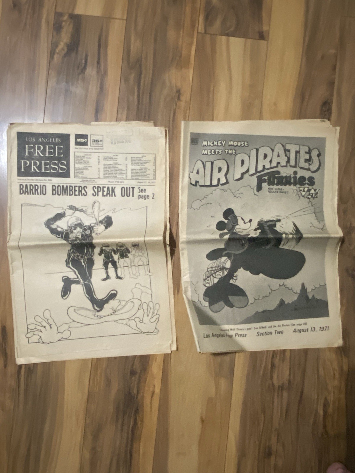 Lot of 4 Los Angeles LA Free Press Newspapers Loads of Vintage Music Ads