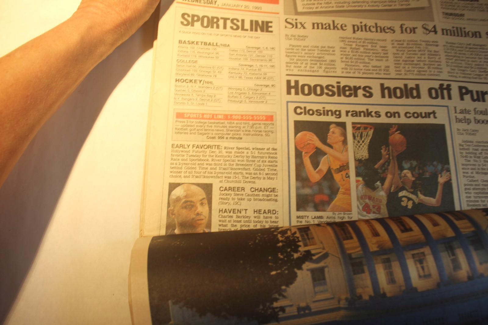 1992 Bill Clinton Inauguration USA Today Newspaper torch passes today vintage
