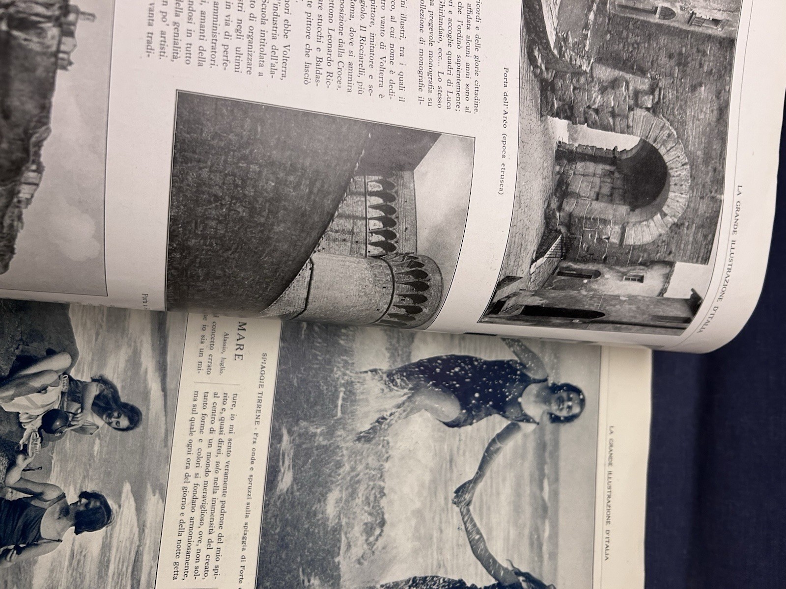 July 1929 La Grande Illustrazione Italy Newspaper Swimsuit Seaplane Women Fashio