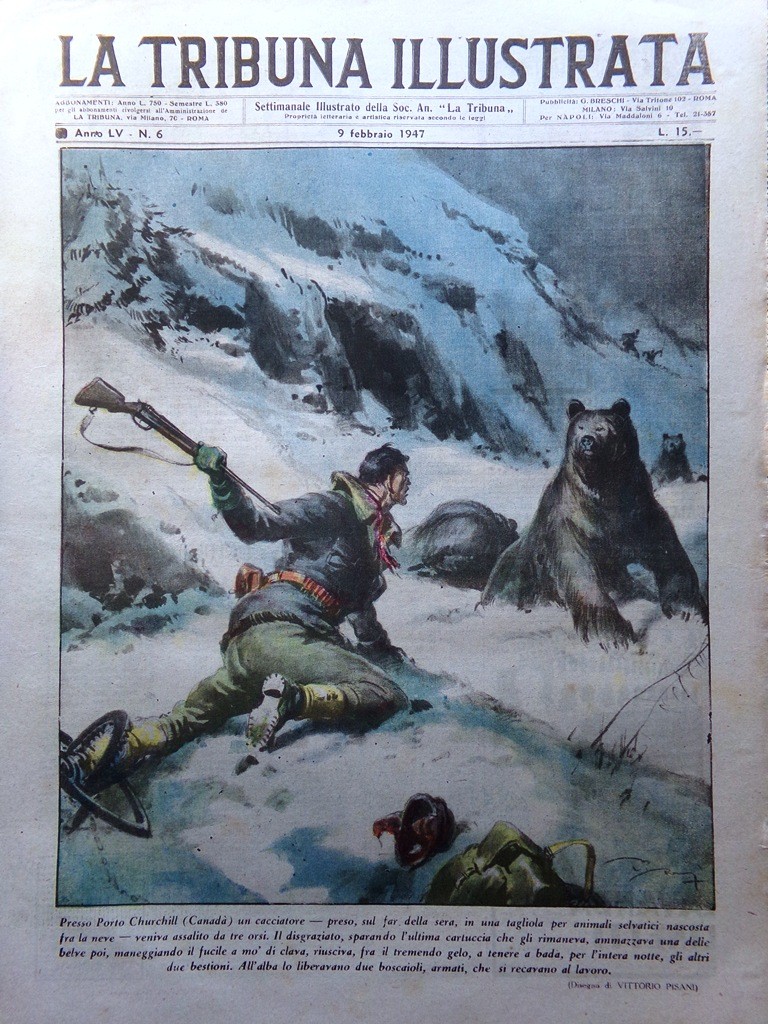 La Tribuna Italia Illustrata 9 February 1947 Couples Cinema Maragià Suffragette