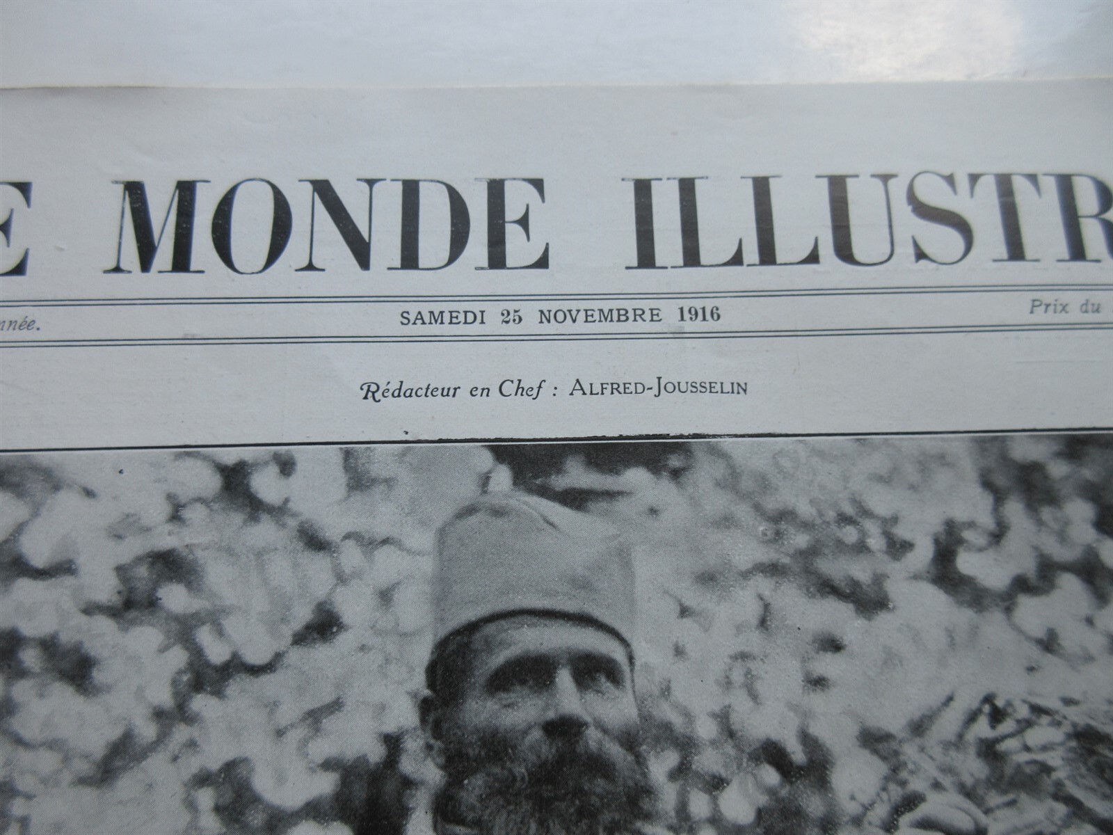LE MONDE ILLUSTRE Nov 25, 1916 WWI French magazine