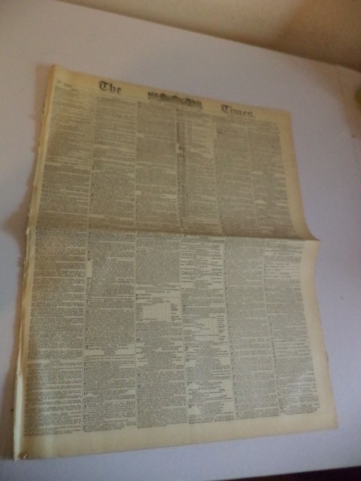 the times old antique original newspaper 17 june 1893 public auction sales