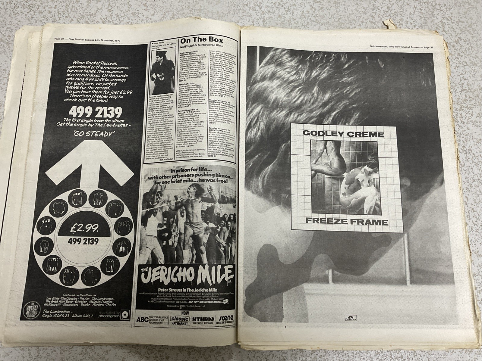 NME Newspaper – 24th November 1979 – The Thinker