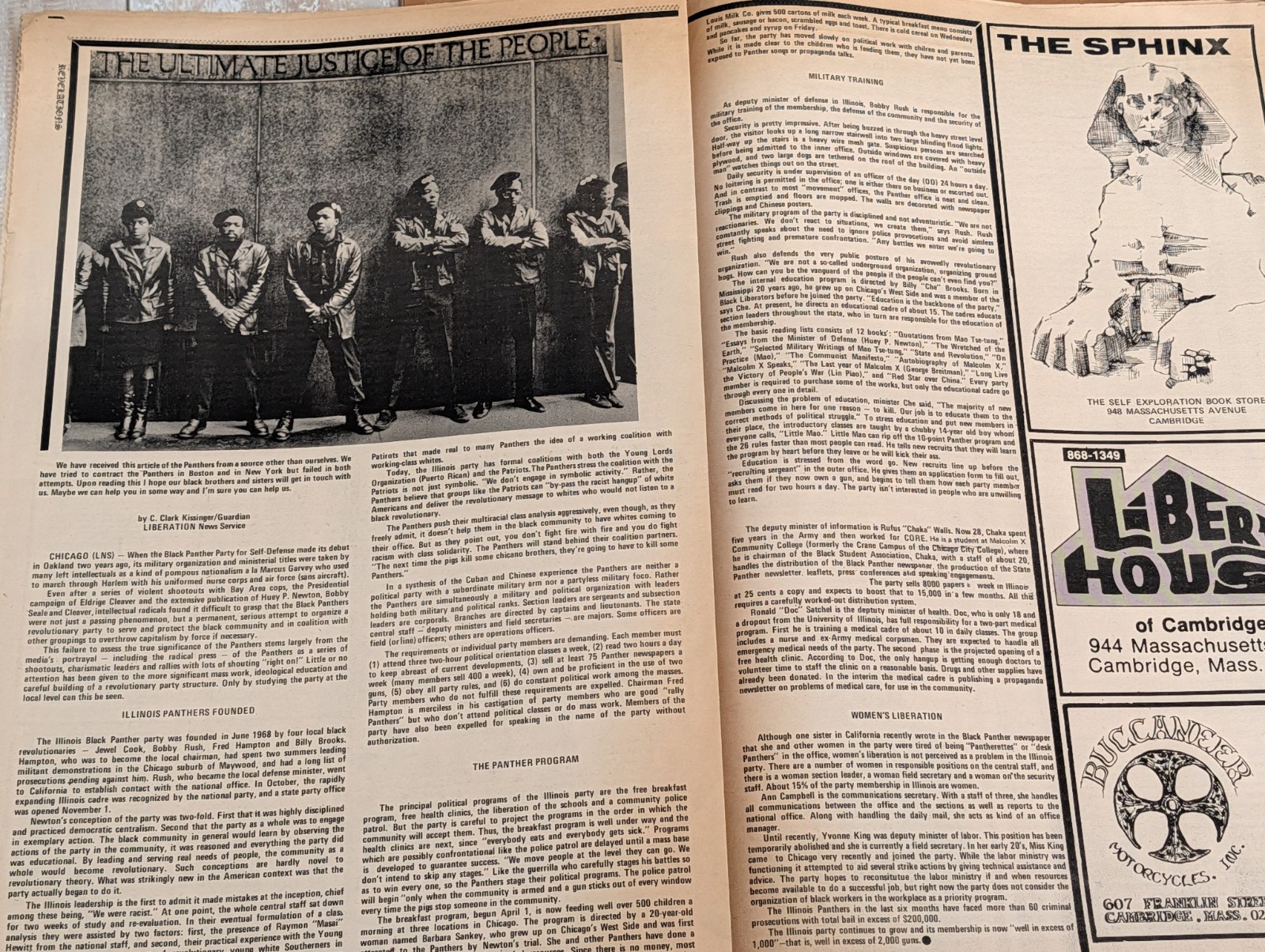 Revelations 1969 Underground Newspaper Cambridge William Blake Black Panthers 2