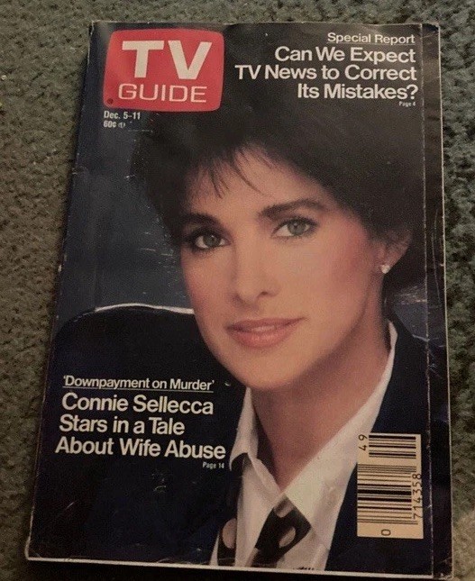 Tv Guide ” Connie Selleca” December 1987