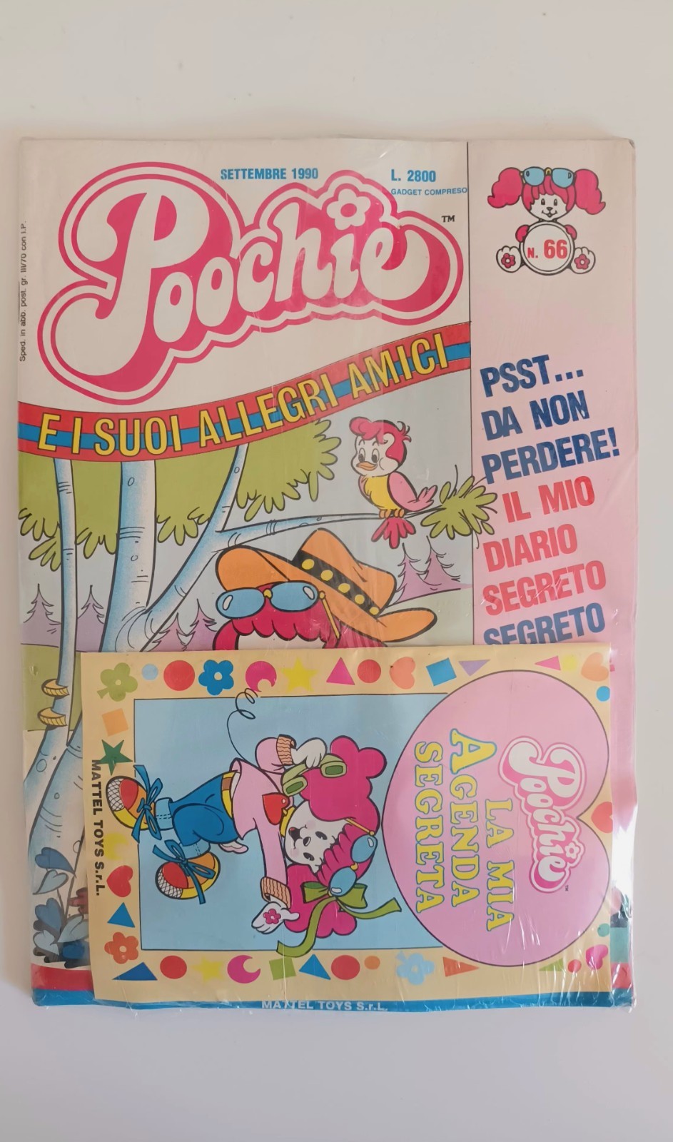 POOCHIE MAGAZINE AND HIS CHEERFUL FRIENDS MONDADORI magazine sealed from newsstand