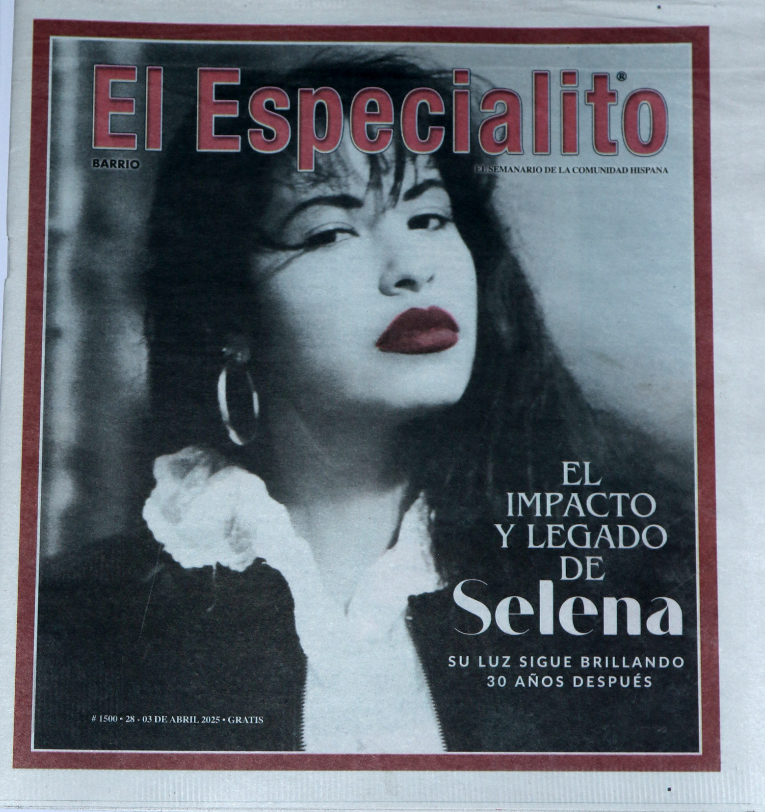 Selena Tribute Newspaper 2025 Spanish Memorial Collector Set Rare