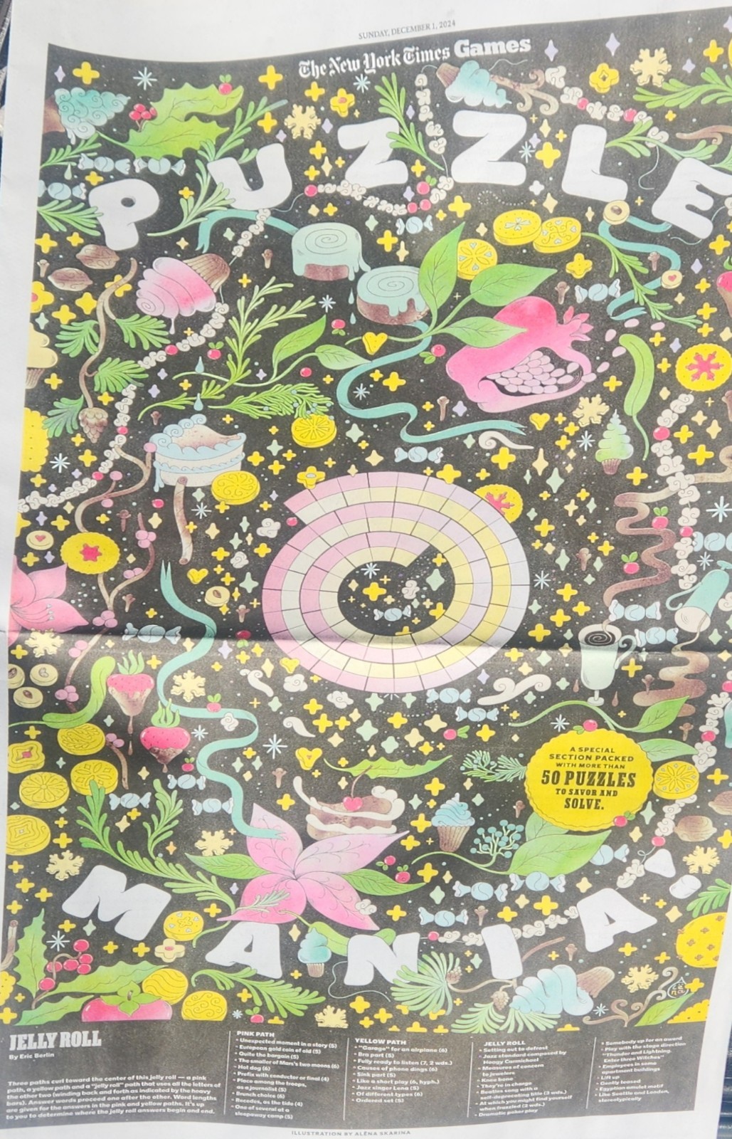 New York Times Puzzle Mania – DEC, 2024 – BRAND NEW