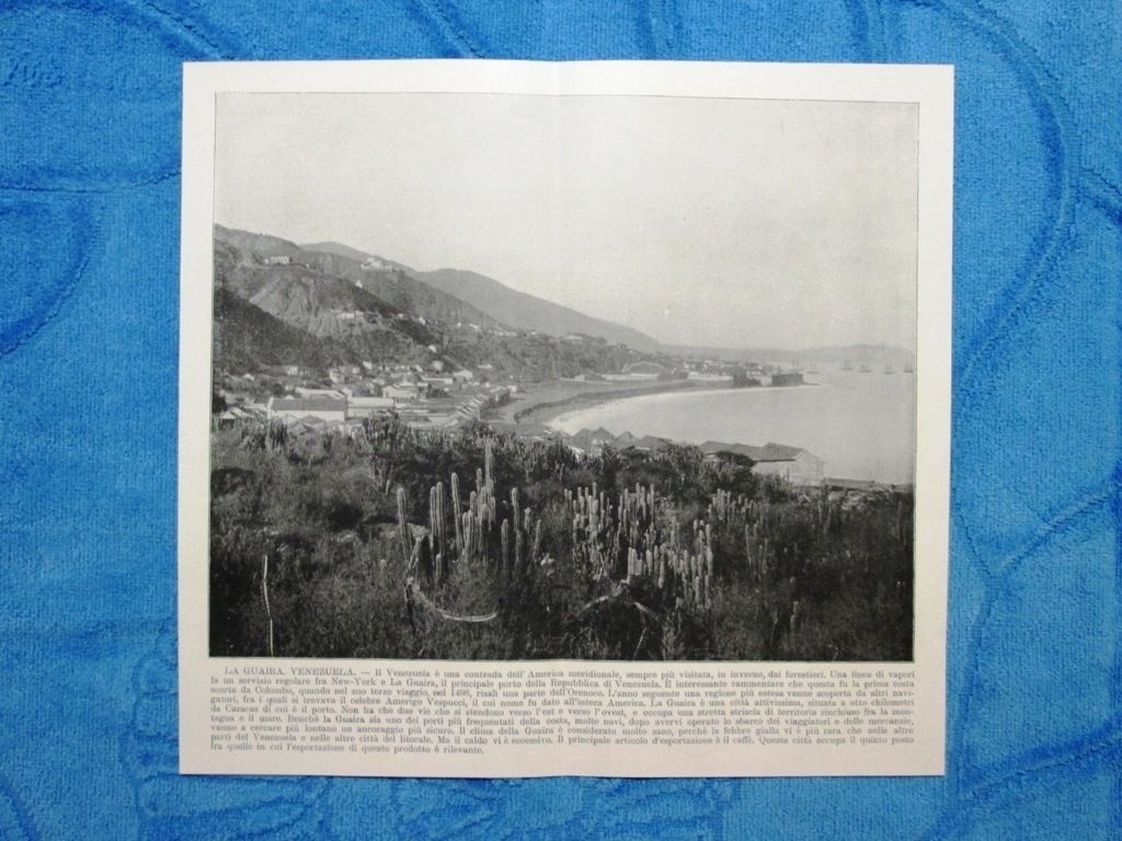 Rare view of late ‘800: La Guaira. Venezuela + Guanajuato. Mexico