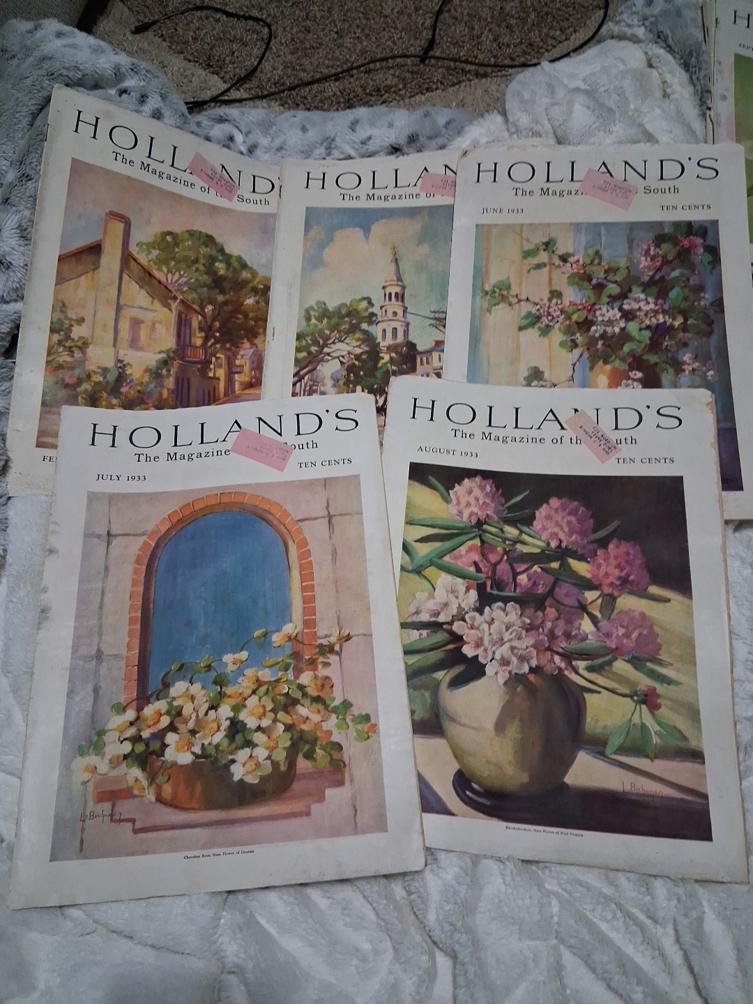 Holland’s – The Magazine of the South 5 Collectors Issues of 1933 Dallas, Texas