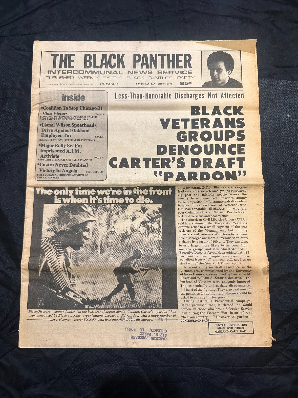 THE BLACK PANTHER NEWSPAPER – JANUARY 29th 1977