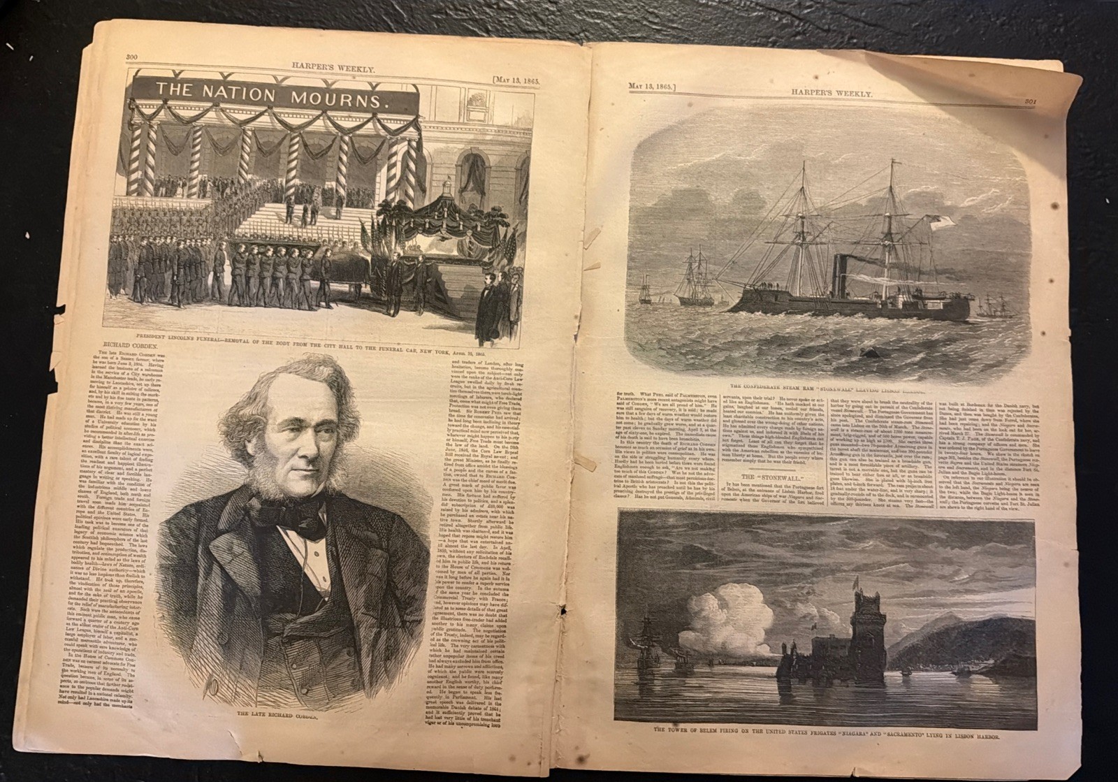 Harper’s Weekly May 13, 1865 Pursuit And Death of John Wilkes Booth