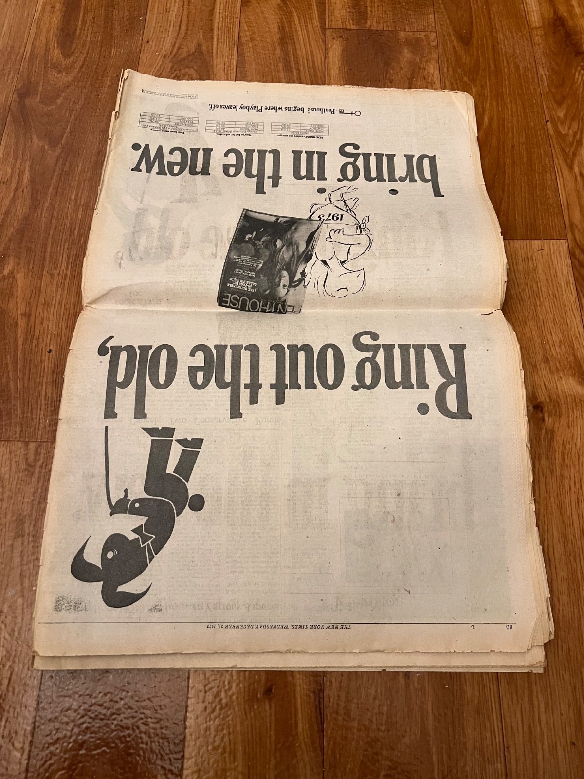 New York Times Paper December 27 1972 Late Edition Truman is Dead