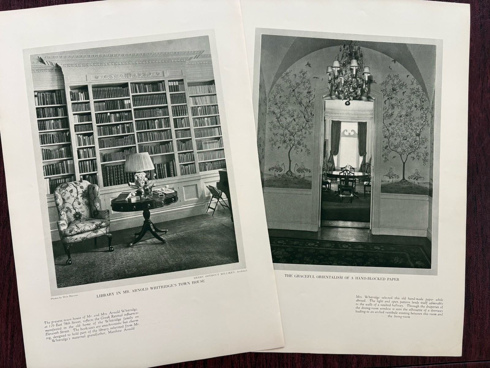 Arnold Whitridge Town House New York City 129 East 78th St 3 Vintage Photos 1928