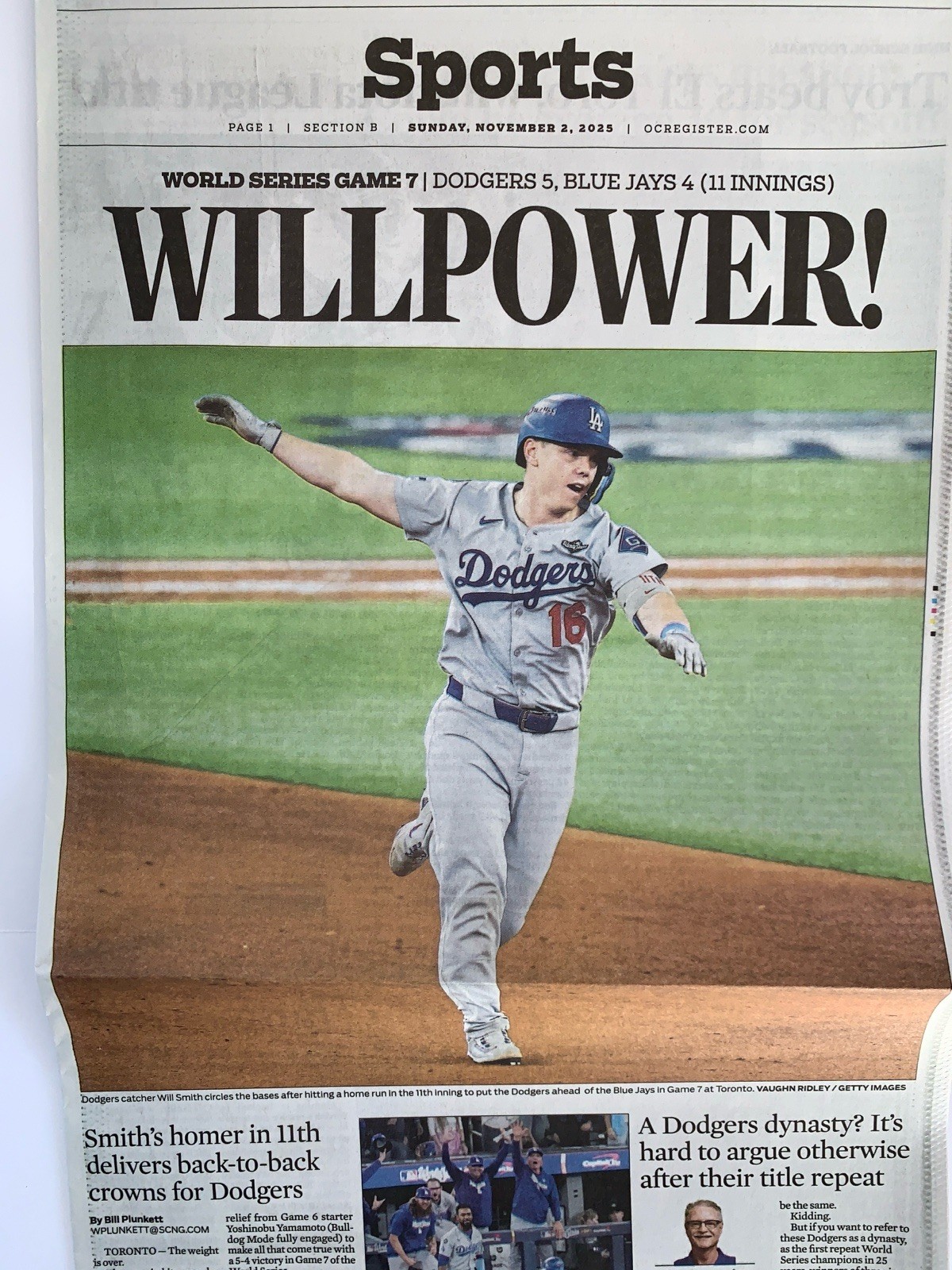 Los Angeles Dodgers World Series Championships & LA Parade ~ OC Register 2025