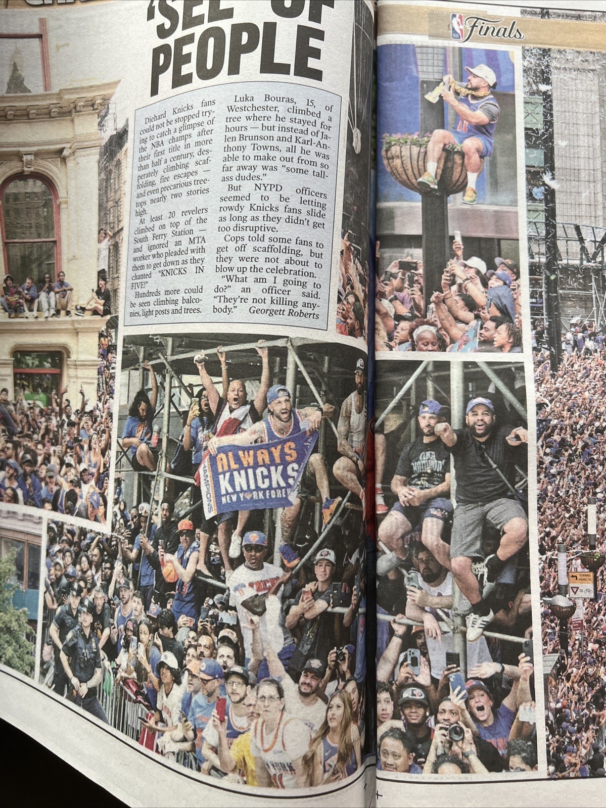 CITY OF LOVE NEW YORK POST KNICKS CHAMPIONS PARADE 6/19/2026 ?