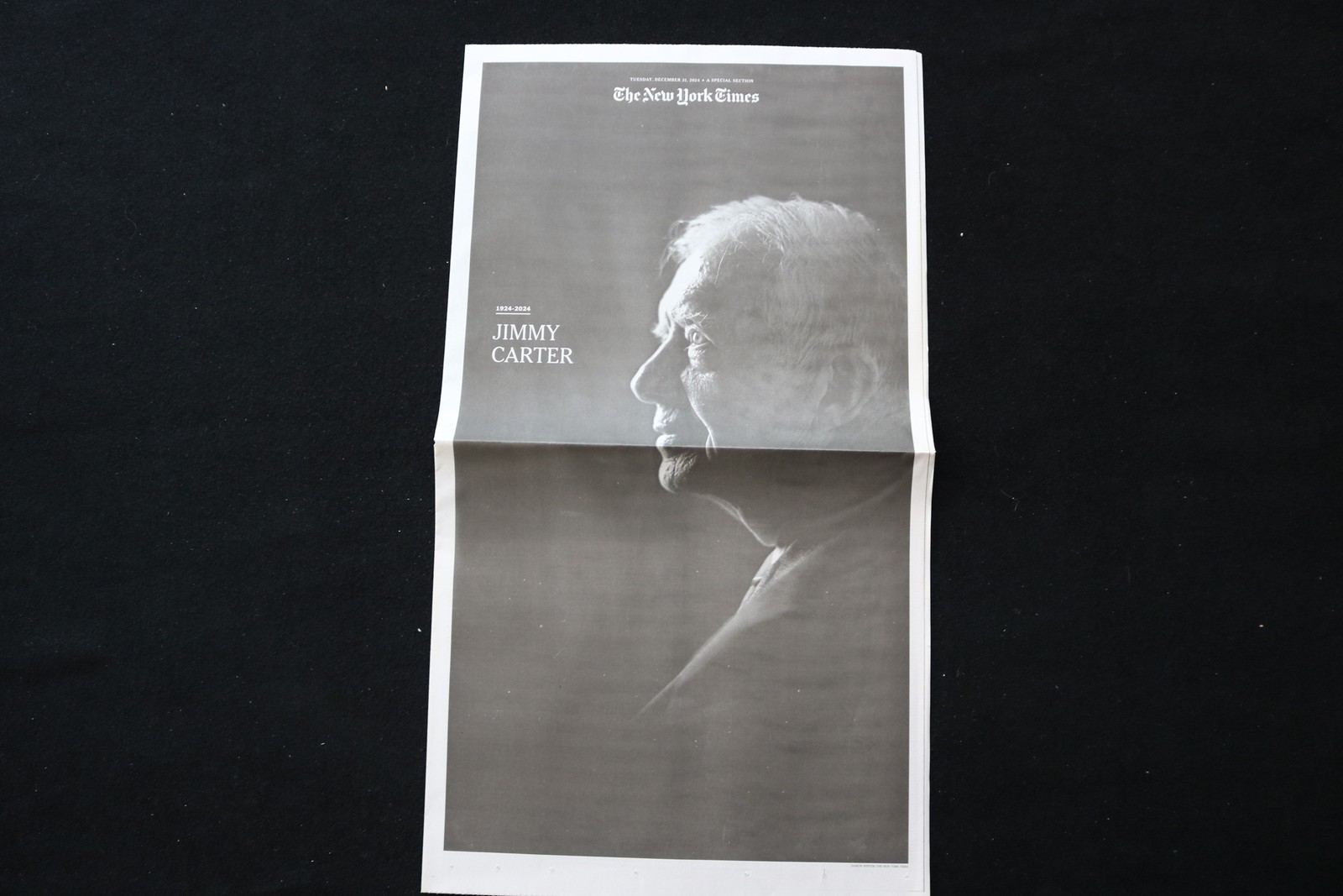 2024 DECEMBER 31 NEW YORK TIMES – JIMMY CARTER OBITUARY AND SPECIAL SECTION