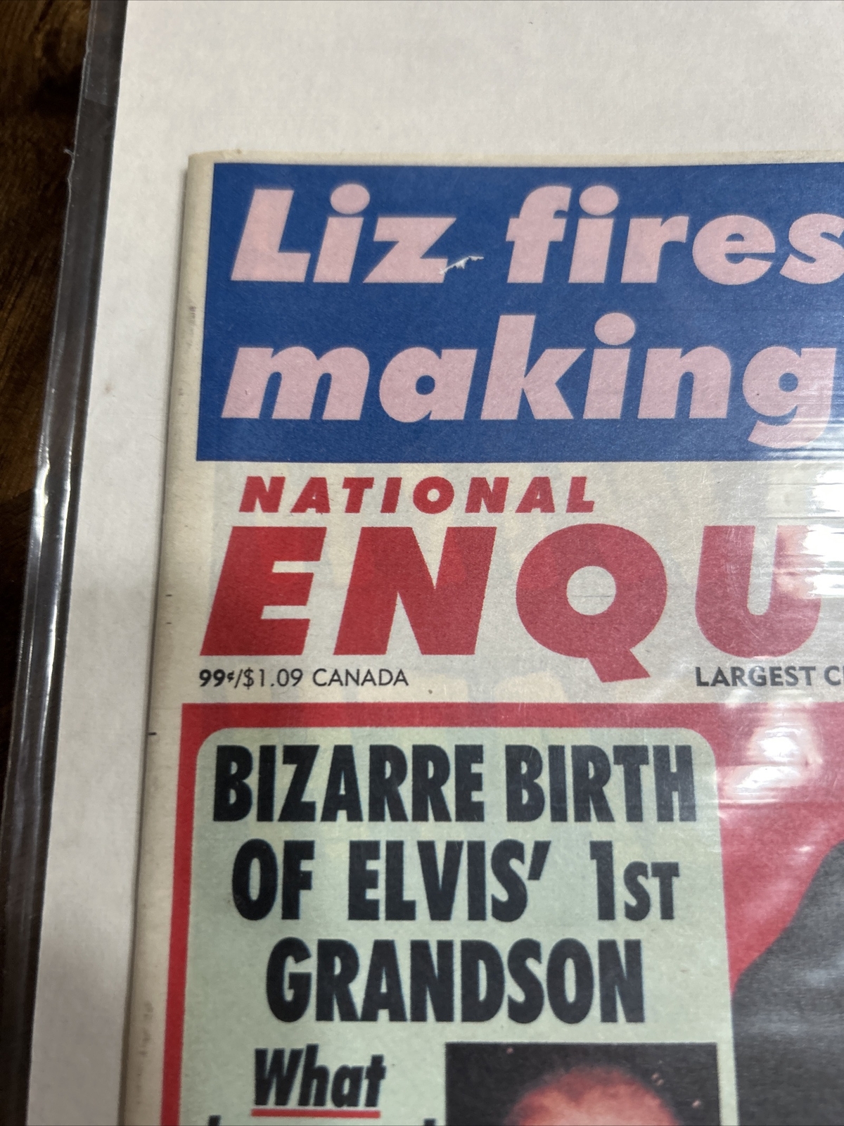 NATIONAL ENQUIRER-NOVEMBER 10, 1992 MADONNA LIZ TAYLOR Elvis