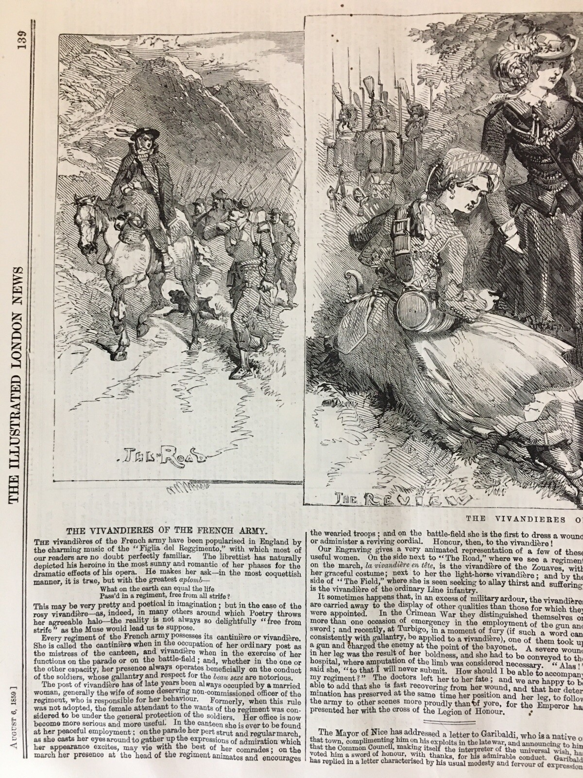 Vivandieres Female Support French Army 1859 Battle Solferino Italy-Jewish Play