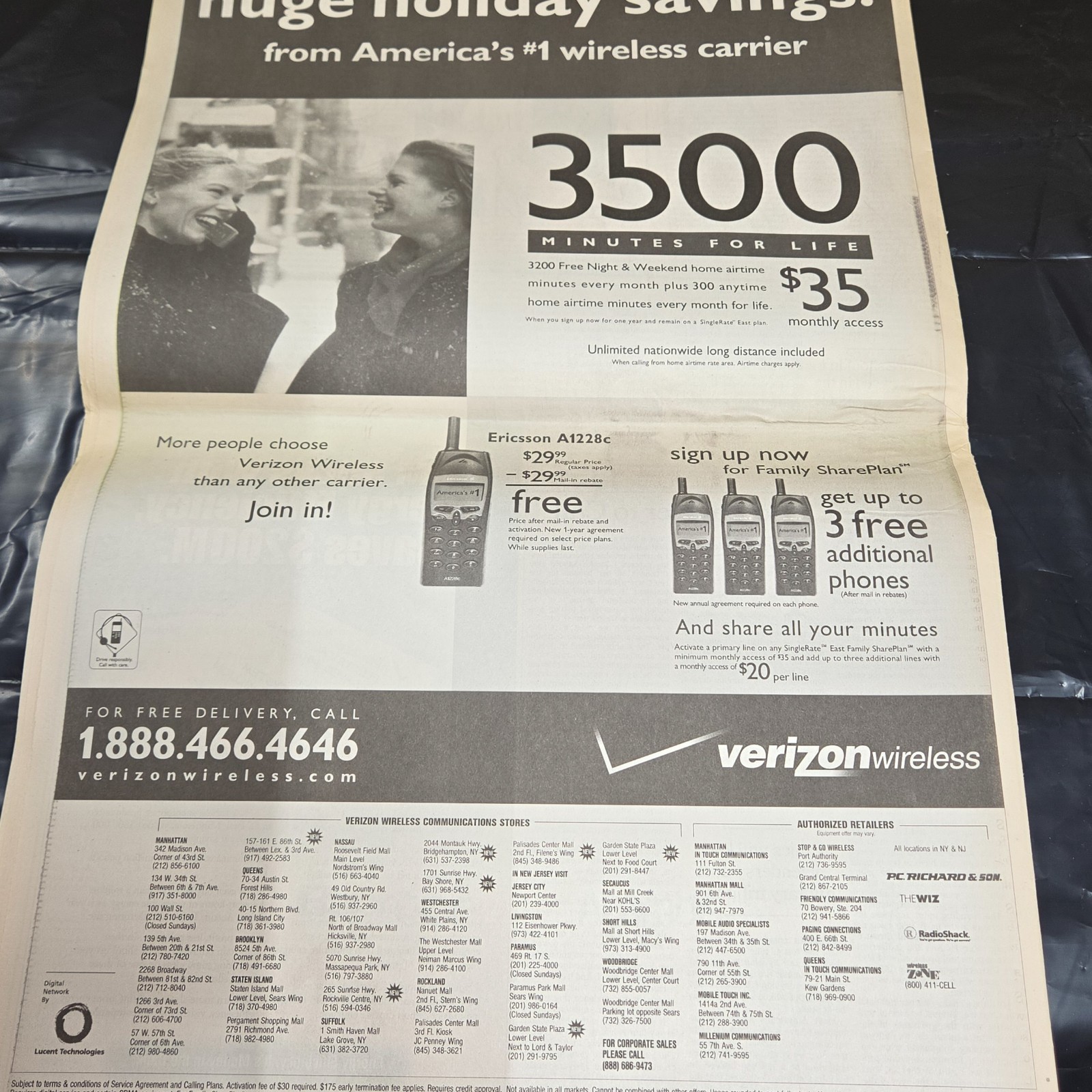 The New York Times December 3 2001 Newspaper Enron Bankruptcy Israel Attack
