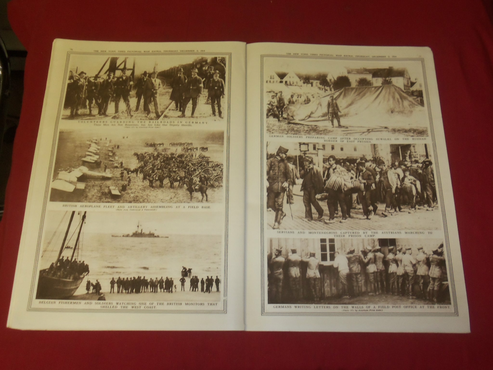 1914 DECEMBER 3 NY TIMES PICTORIAL WAR EXTRA SECTION-THE EARL KITCHENER- NP 3939