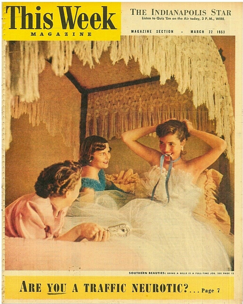 This Week Magazine March 22 1953 Gene Kelly H Allen Smith Dwight D Eisenhower