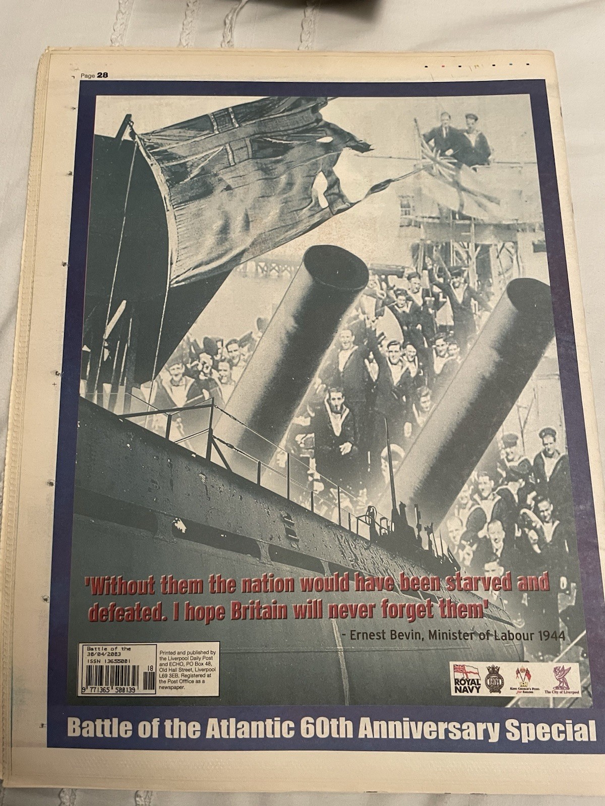 7 X Liverpool Echo Special Edition Papers Liverpool At War The Blitz Atlantic