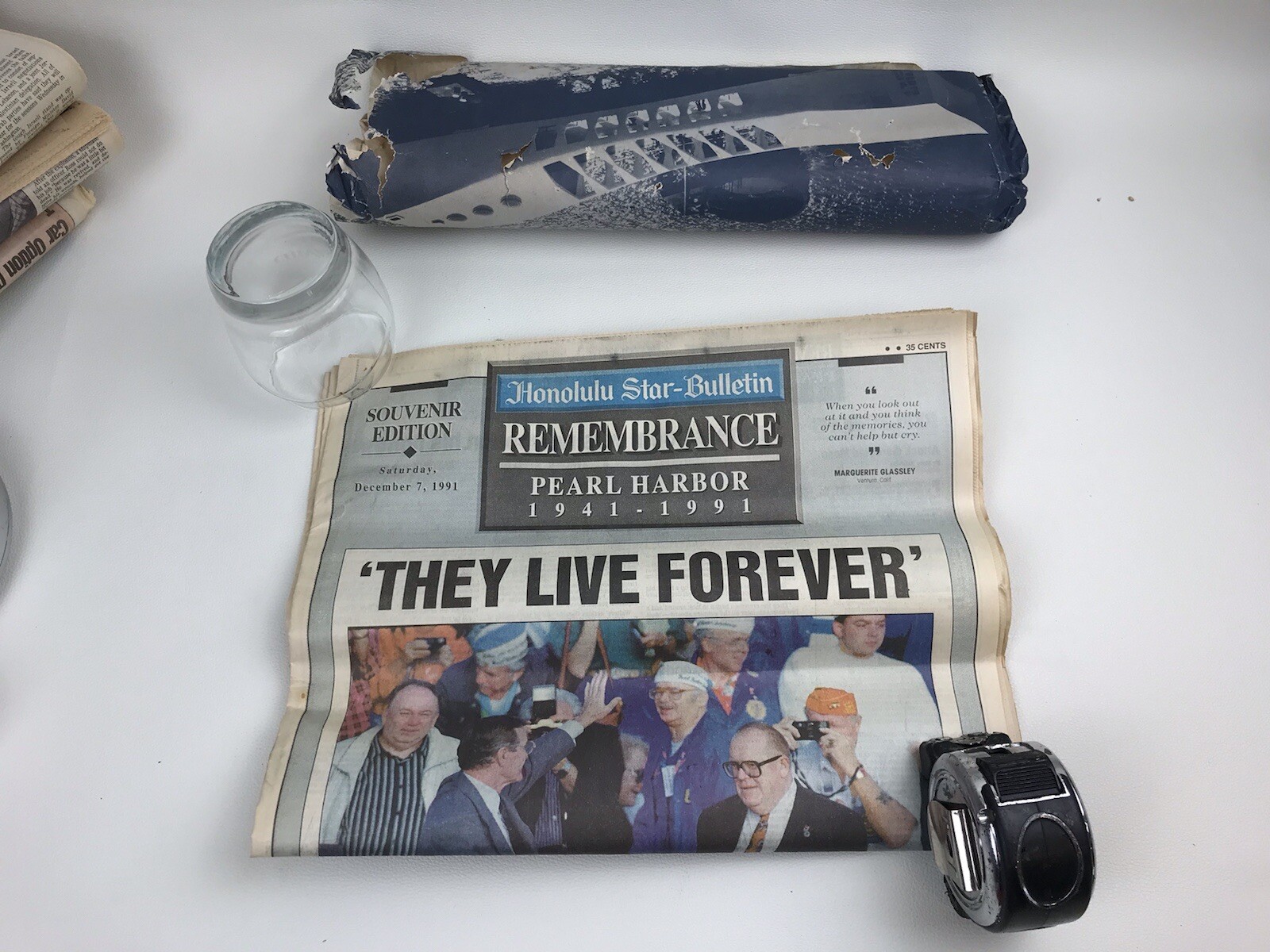 Pearl Harbor Commemorative Edition Newspaper (1991 Memorial) 50th Years Lot