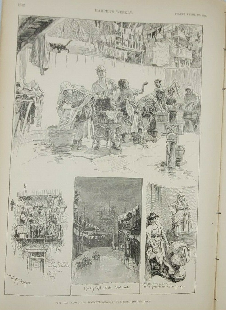 Harpers Weekly 12/21/1889 Remington’s “Cowboys Coming To Town For Christmas”