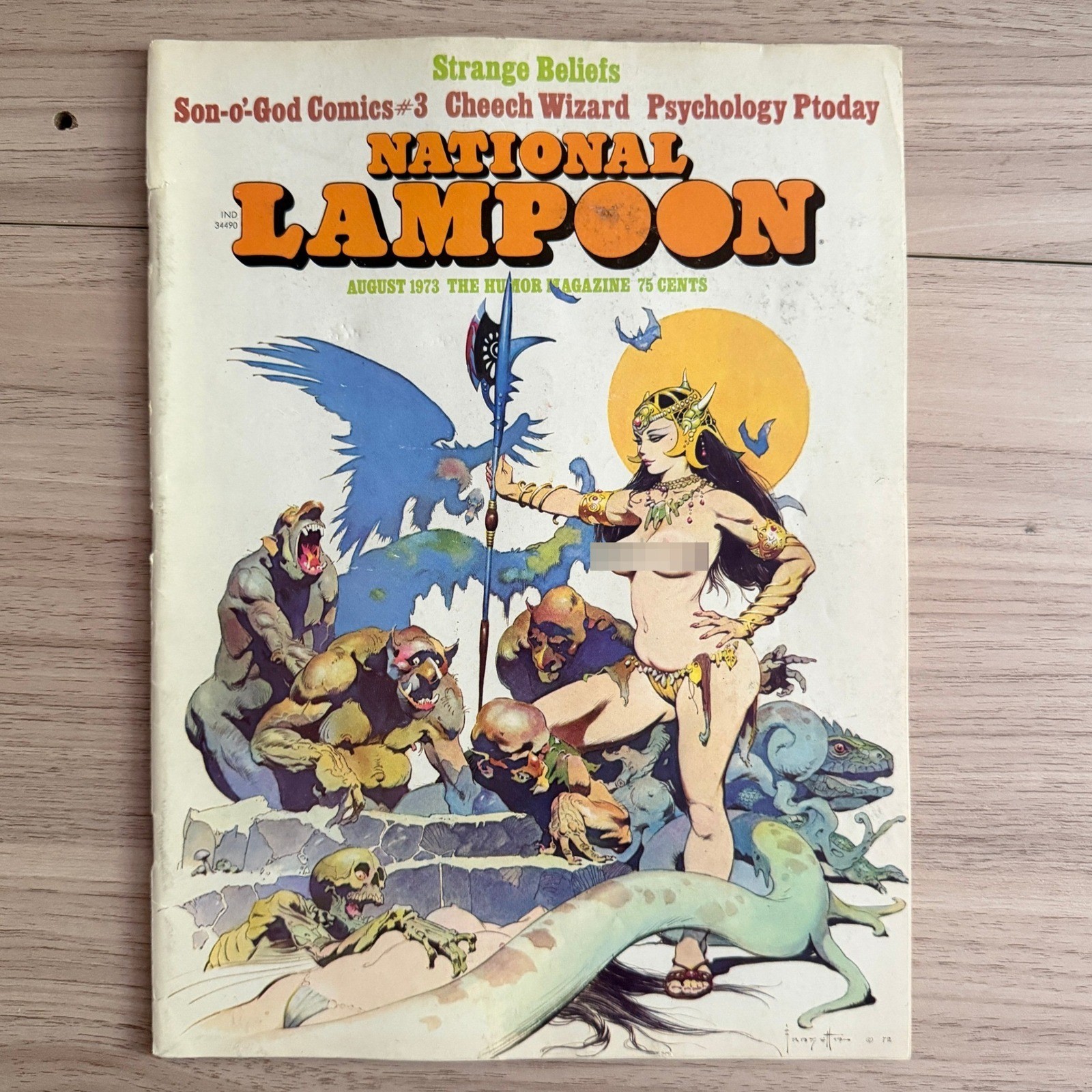 National Lampoon Magazine August 1973 Strange Beliefs Issue Good