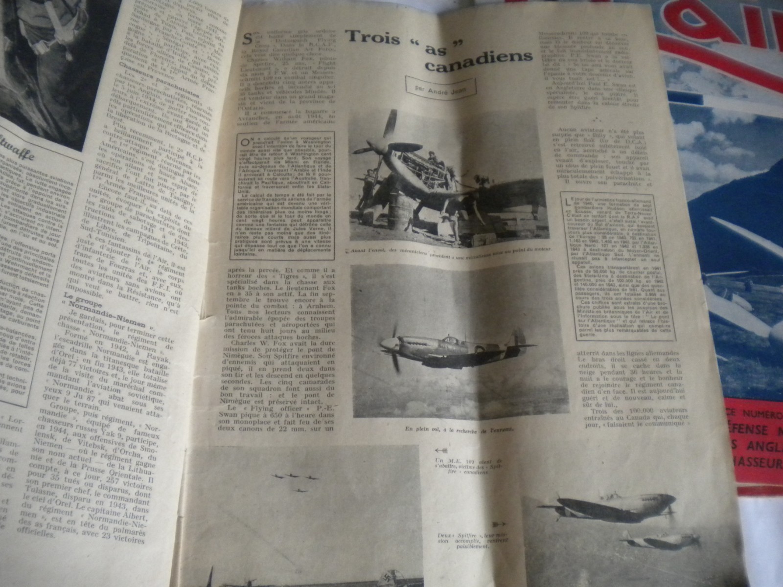 L’Air Aviation Magazines French 1940s lot WW2 wartime