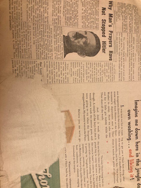 Seattle Post Intelligencer September 1943 Pictorial Review Invasion of Italy WW2