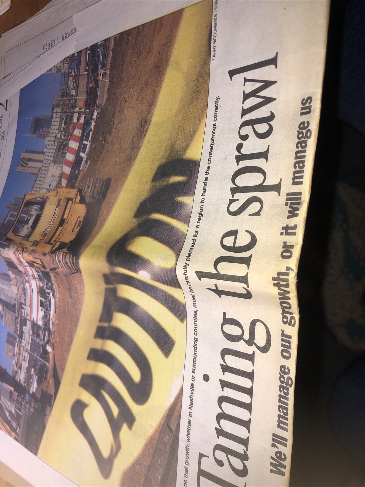 4 “issues” Section From The Tennessean Nashville TEnnessee Newspapers From 1999