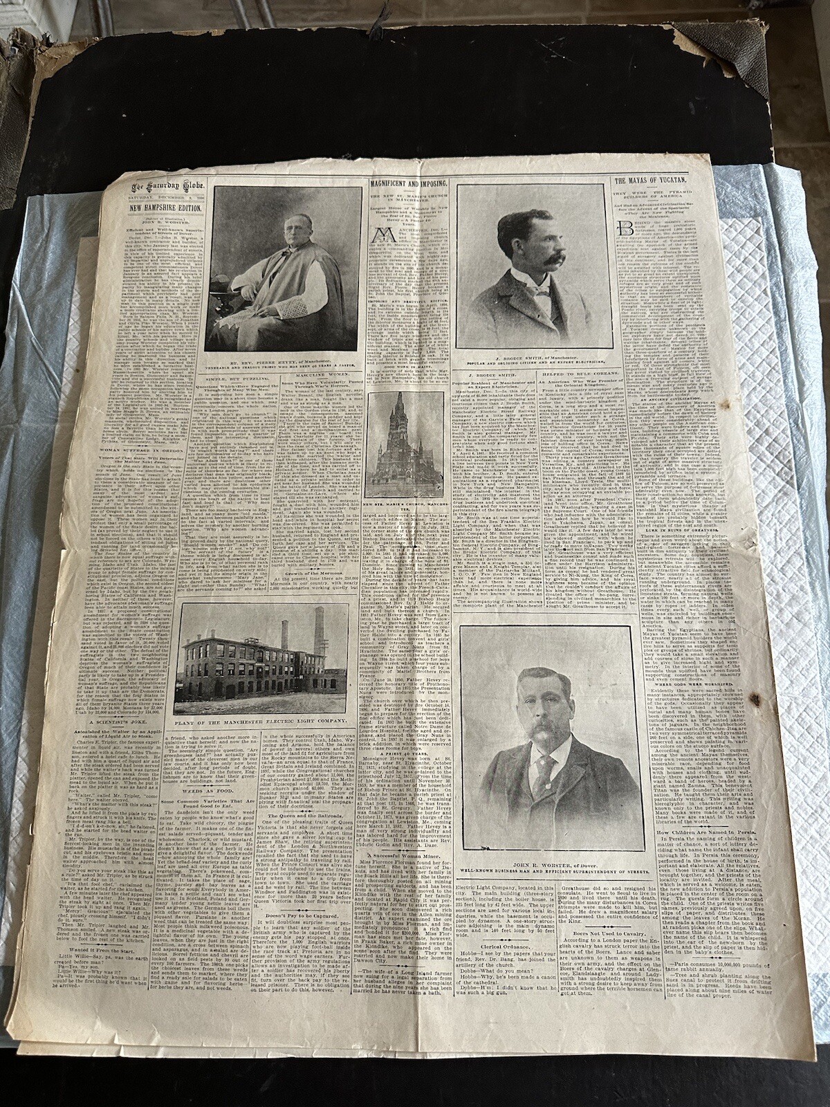 Utica Saturday Globe December 9 1899 John Bull Cape Colony British Boer War Art