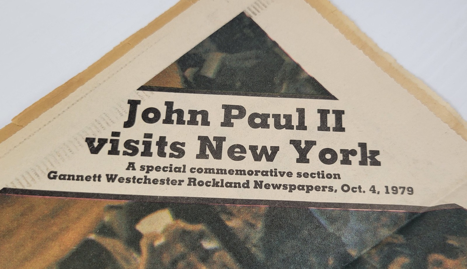 *L32) Today Newspaper October 4, 1979 Pope John Paul II Visits New York