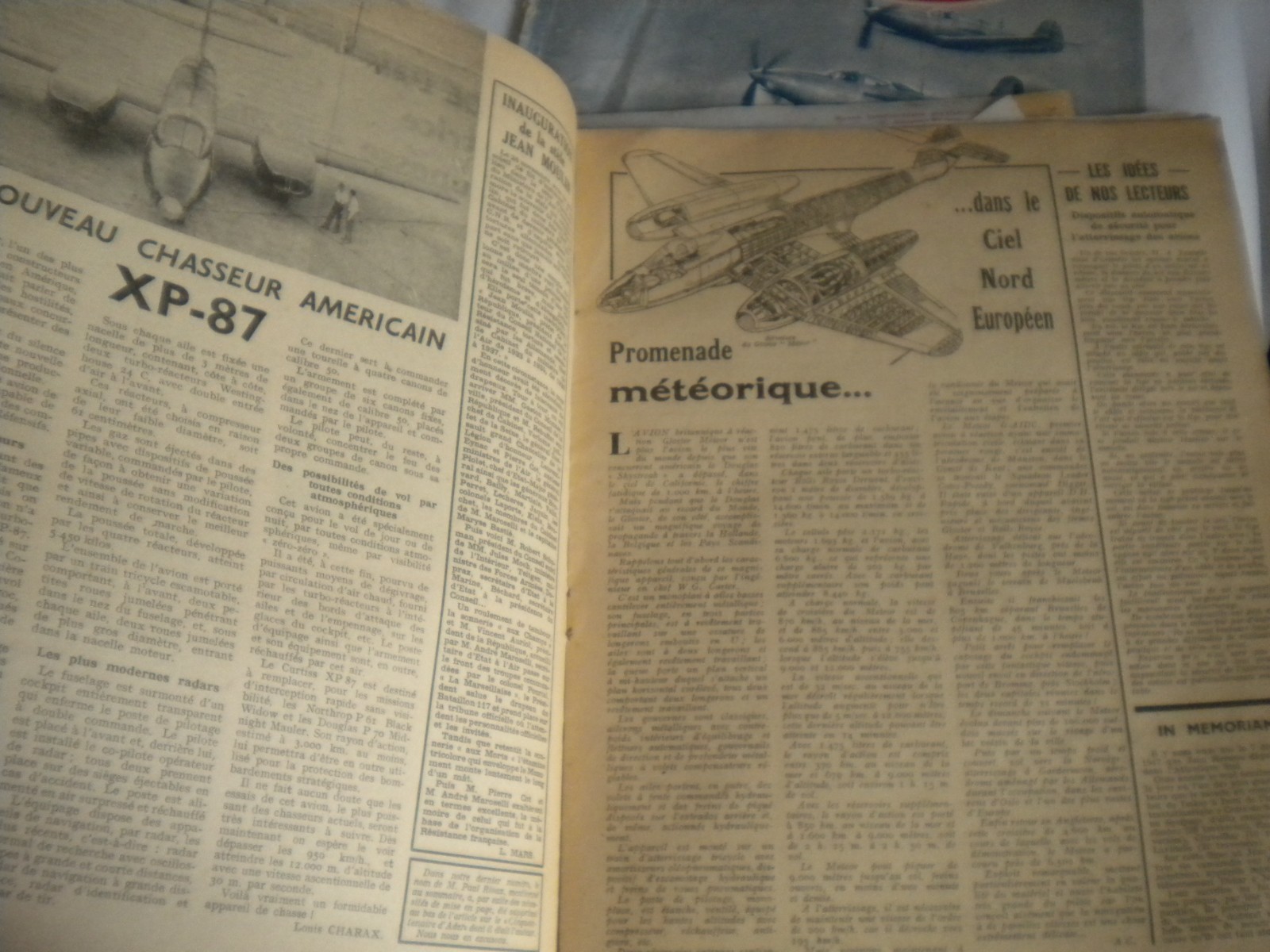L’Air Aviation Magazines French 1940s lot WW2 wartime