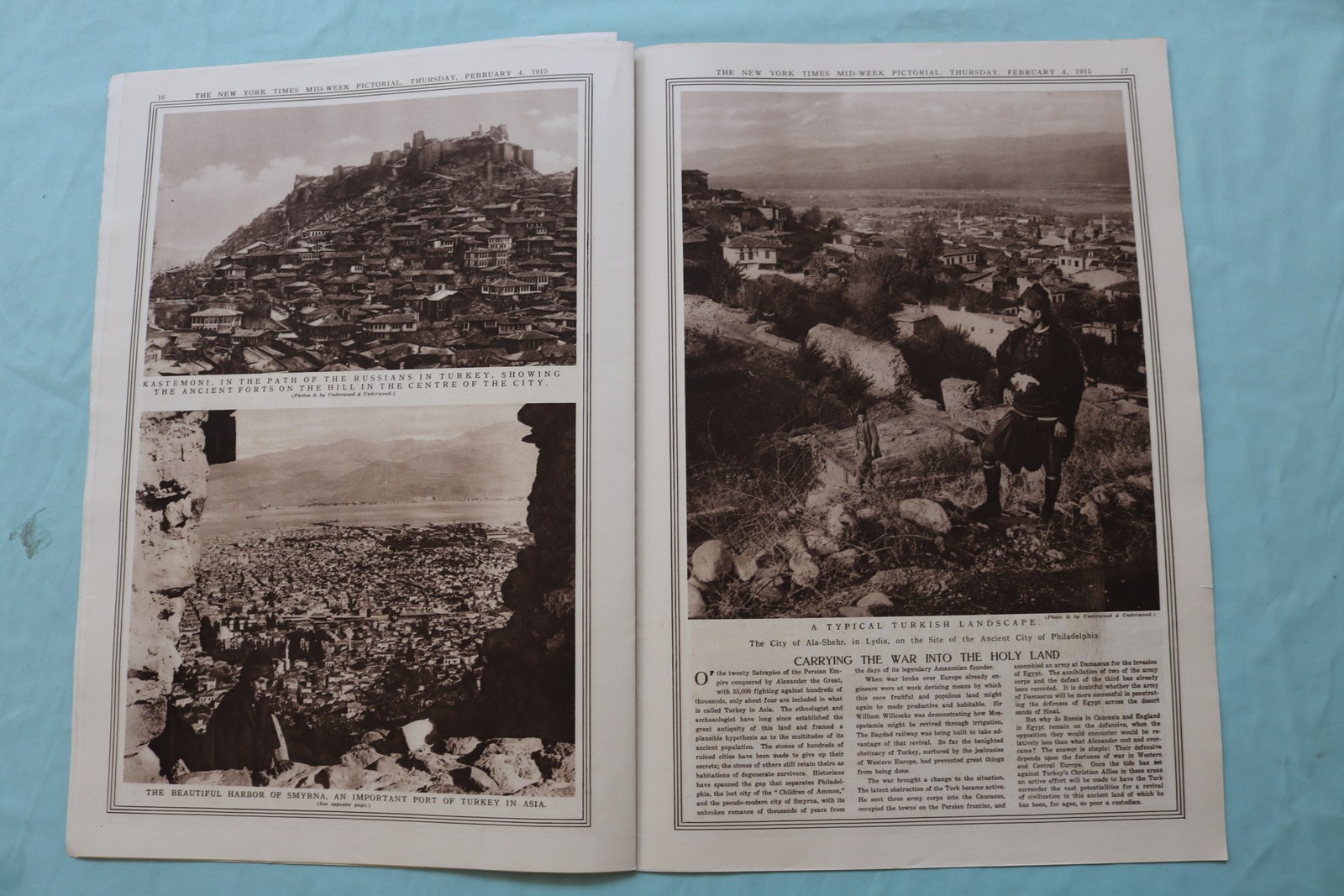 1915 FEB 4 NEW YORK TIMES MID-WEEK PICTORIAL WAR EXTRA – KING FERDINAND -NP 9126