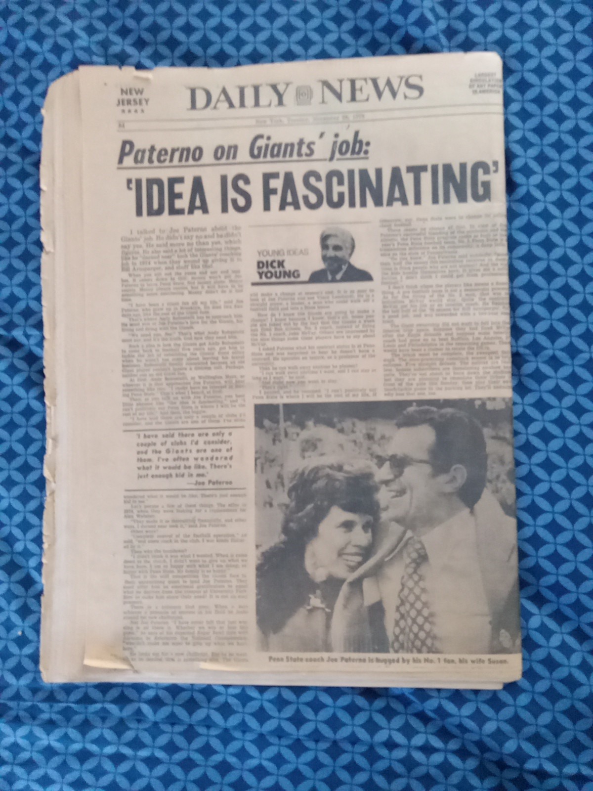 San Francisco Mayor Moscone – Harvey Milk – 1978 New York Daily News Newspaper