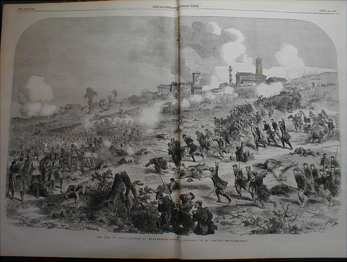 Battle of Montebello – Italy War 1859 Ecuador Quito Earthquake – Queen Victoria