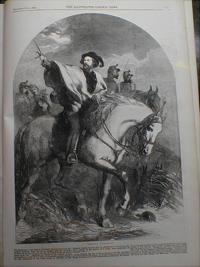 Garibaldi Italian War Independence 1859 Florence Italy