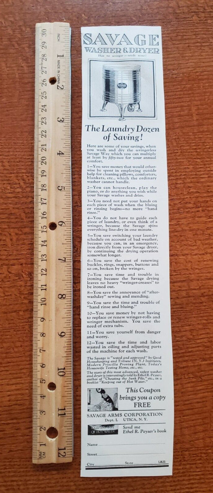 The Ladies Home Journal 1924 Advertisement Savage Arms Corporation Utica NY