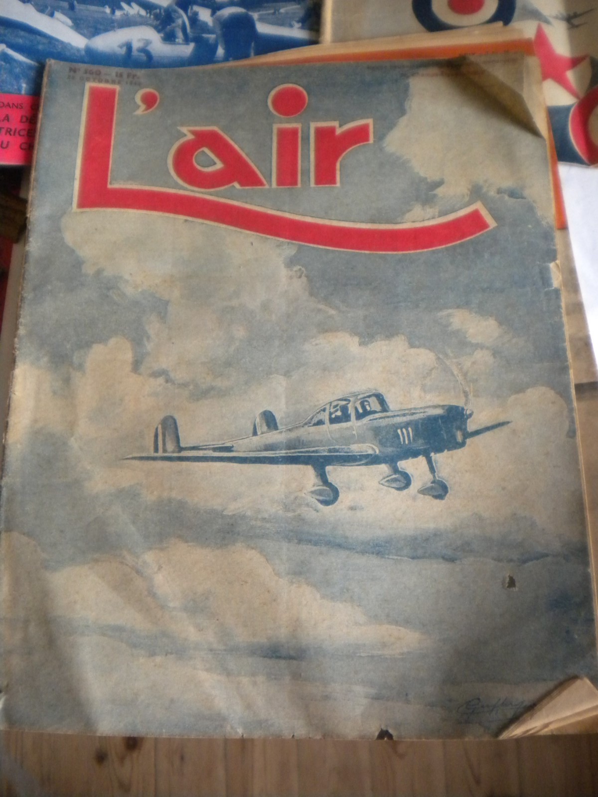 L’Air Aviation Magazines French 1940s lot WW2 wartime