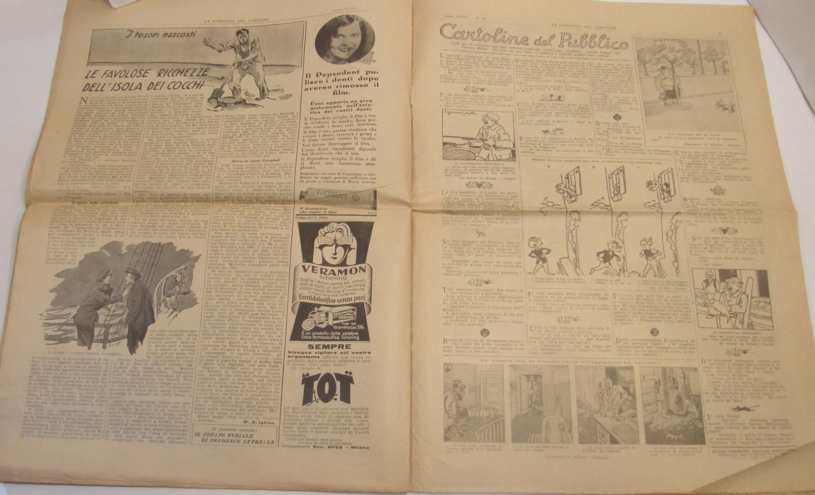 SEPTEMBER 1932 LA DOMENICA DEL CORRIERE ITALIAN NEWSPAPER QUEEN ELENA COVER