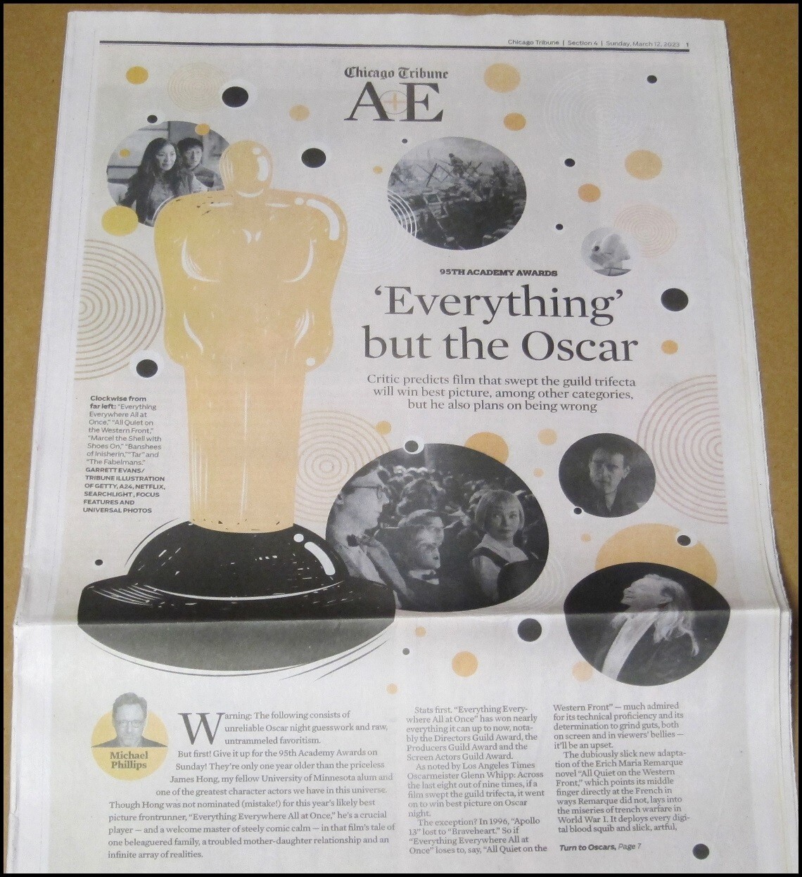 3/12/2023 Chicago Tribune A&E Oscars Guide Everything Everywhere Michelle Yeoh