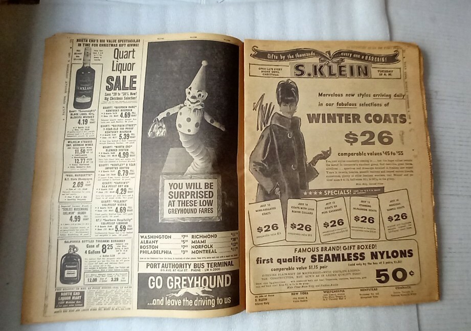 FRANK SINATRA JR KIDNAPPED December 9 1963 New York Daily News NY Newspaper